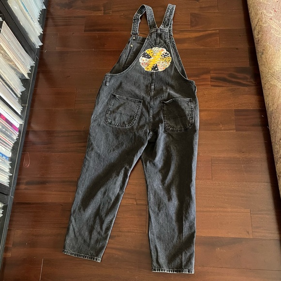 Overalls mandala bolt grateful sphere dead company festival patchwork quilt 💛⚡️🖤 - Picture 7 of 10